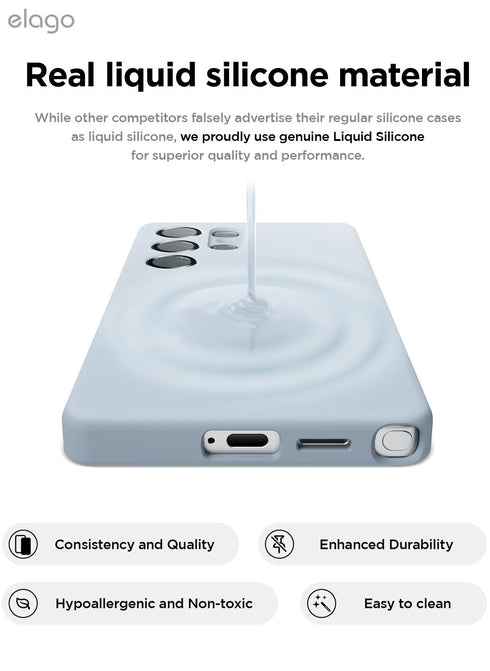elago Samsung Galaxy S25 ULTRA Case Liquid Silicone